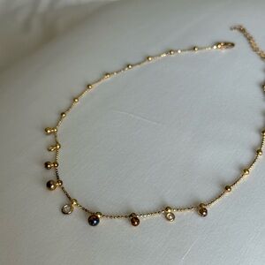 Gold Beaded Necklace
